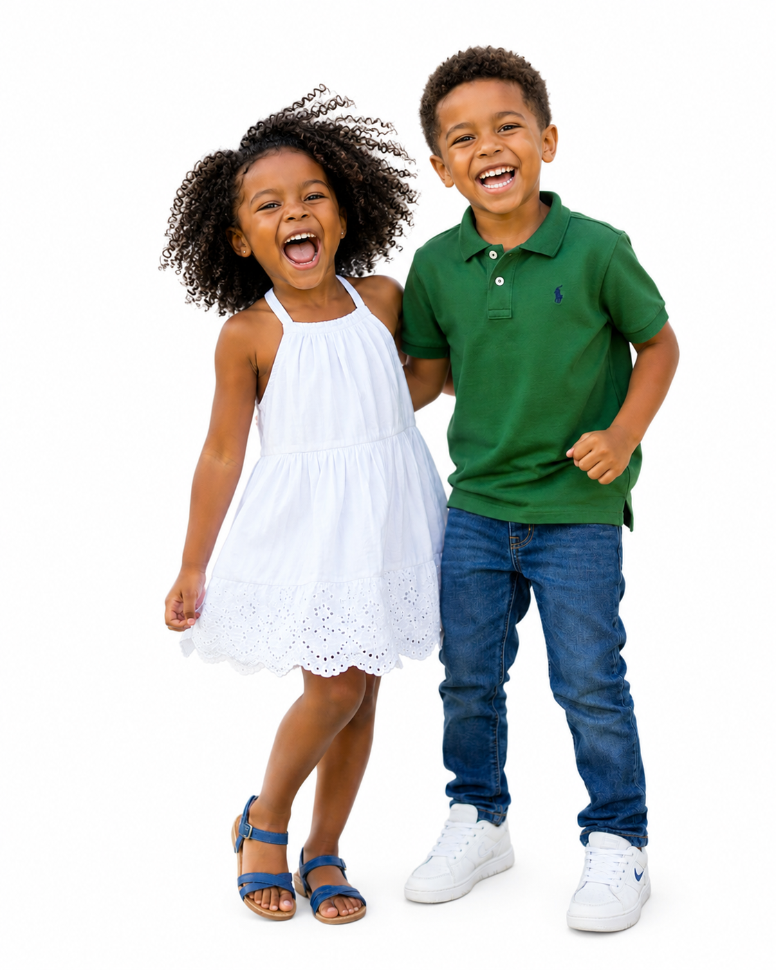 Smiling children with healthy natural hair featured alongside Hydra Hair Care Anti-Dōt Kids&